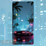 Neon Cityscape Faded Image