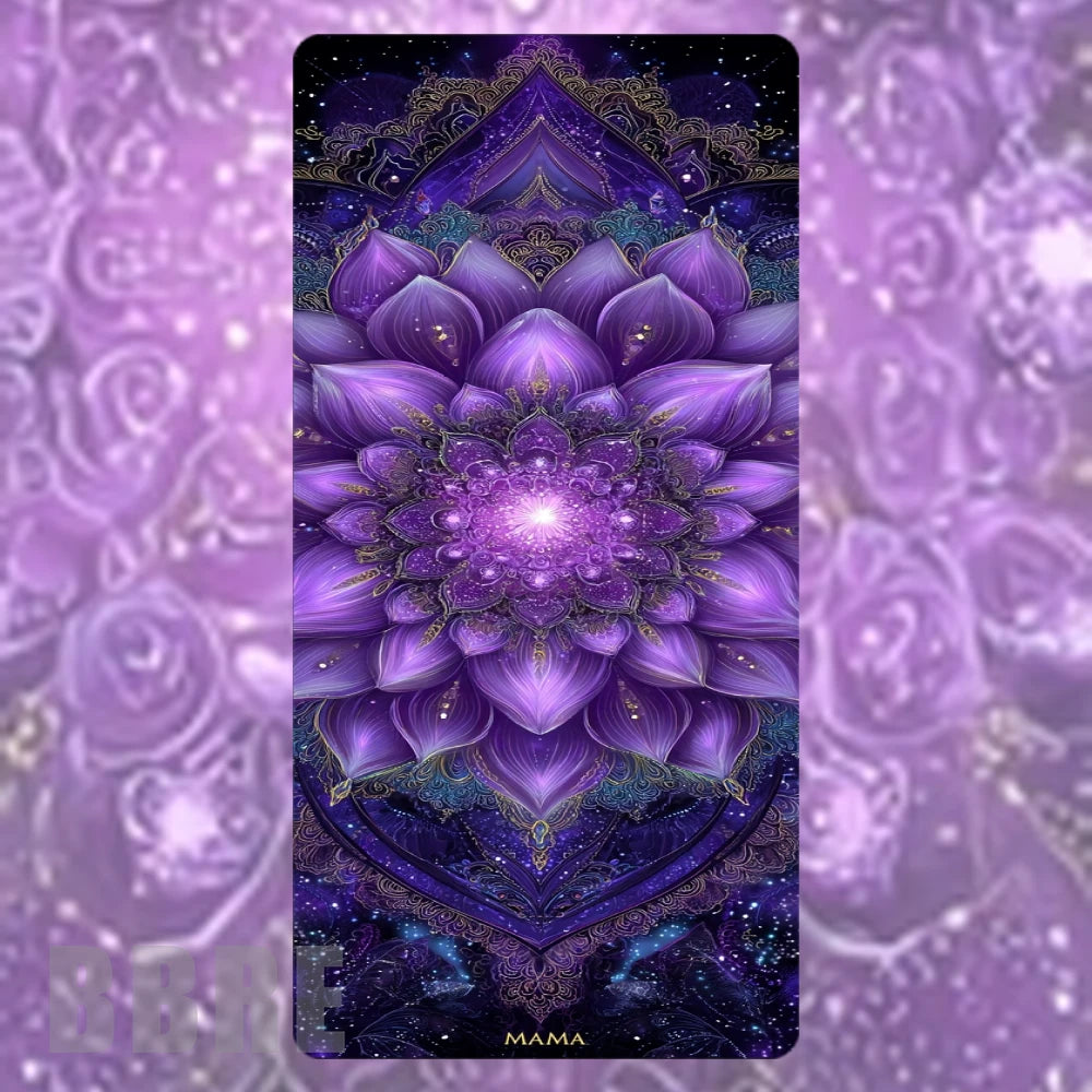 Purple Lotus Faded Image
