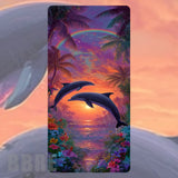 Dolphin Sunset 2 Faded Image