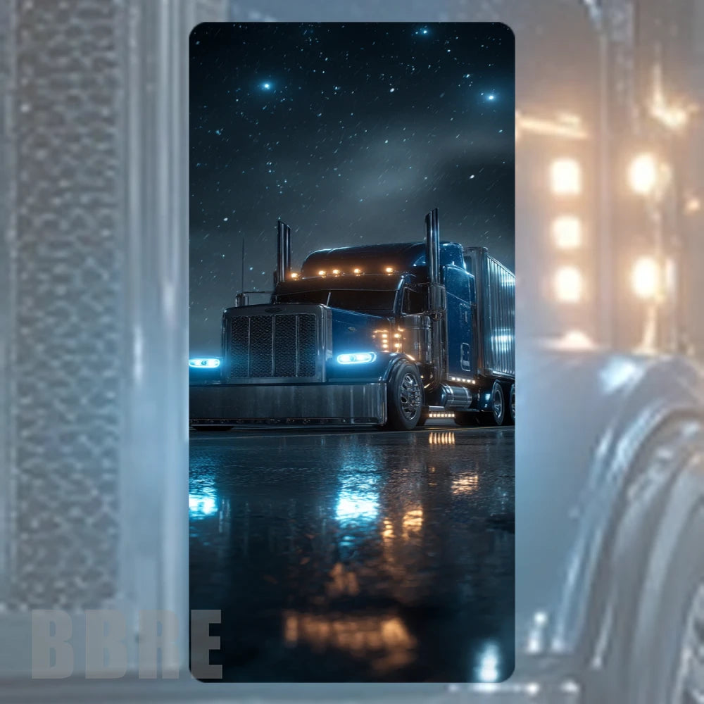 Truck Night Faded Image