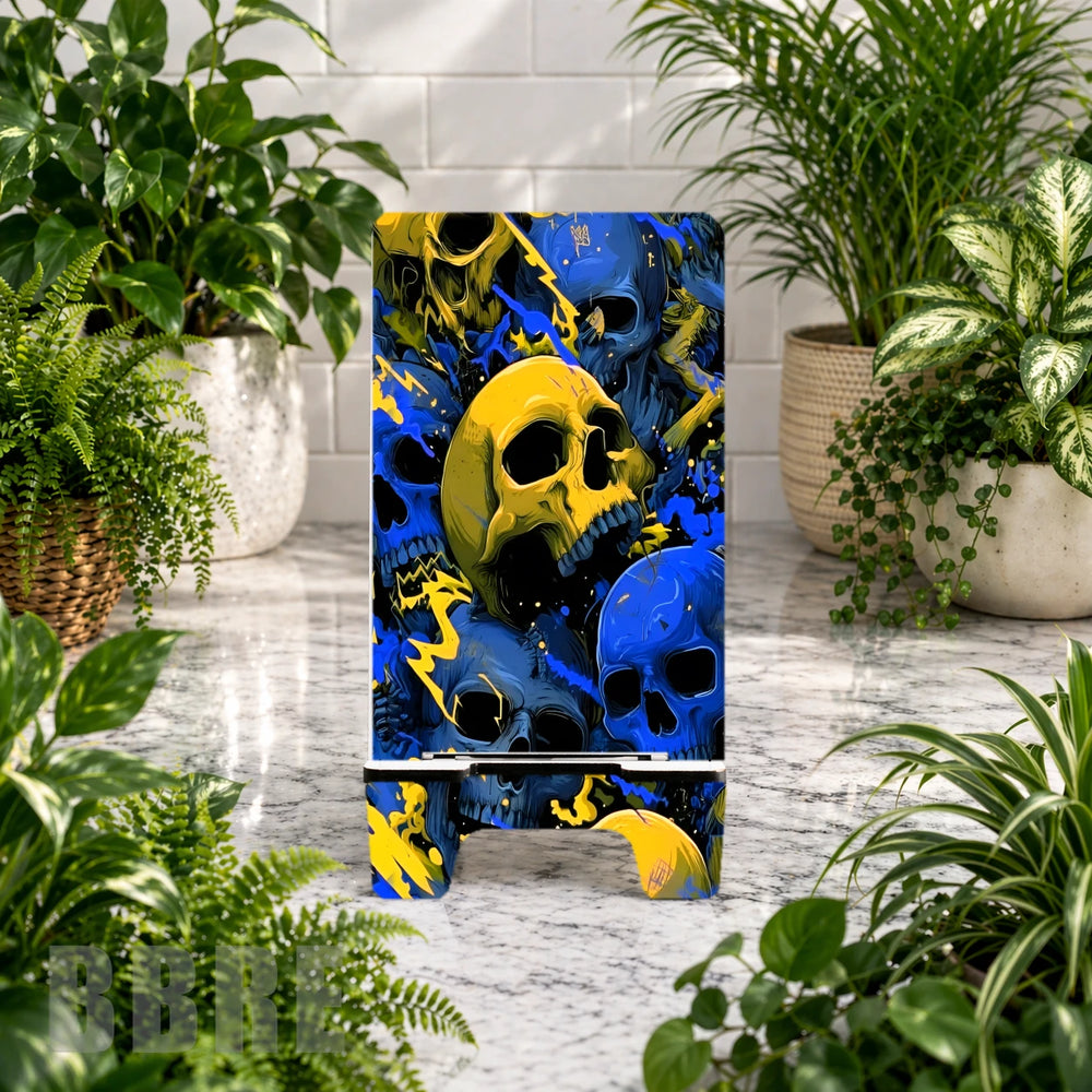 Electric Skull Phone Stand Transfer