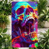 Colorful Skull Phone Stand Transfer