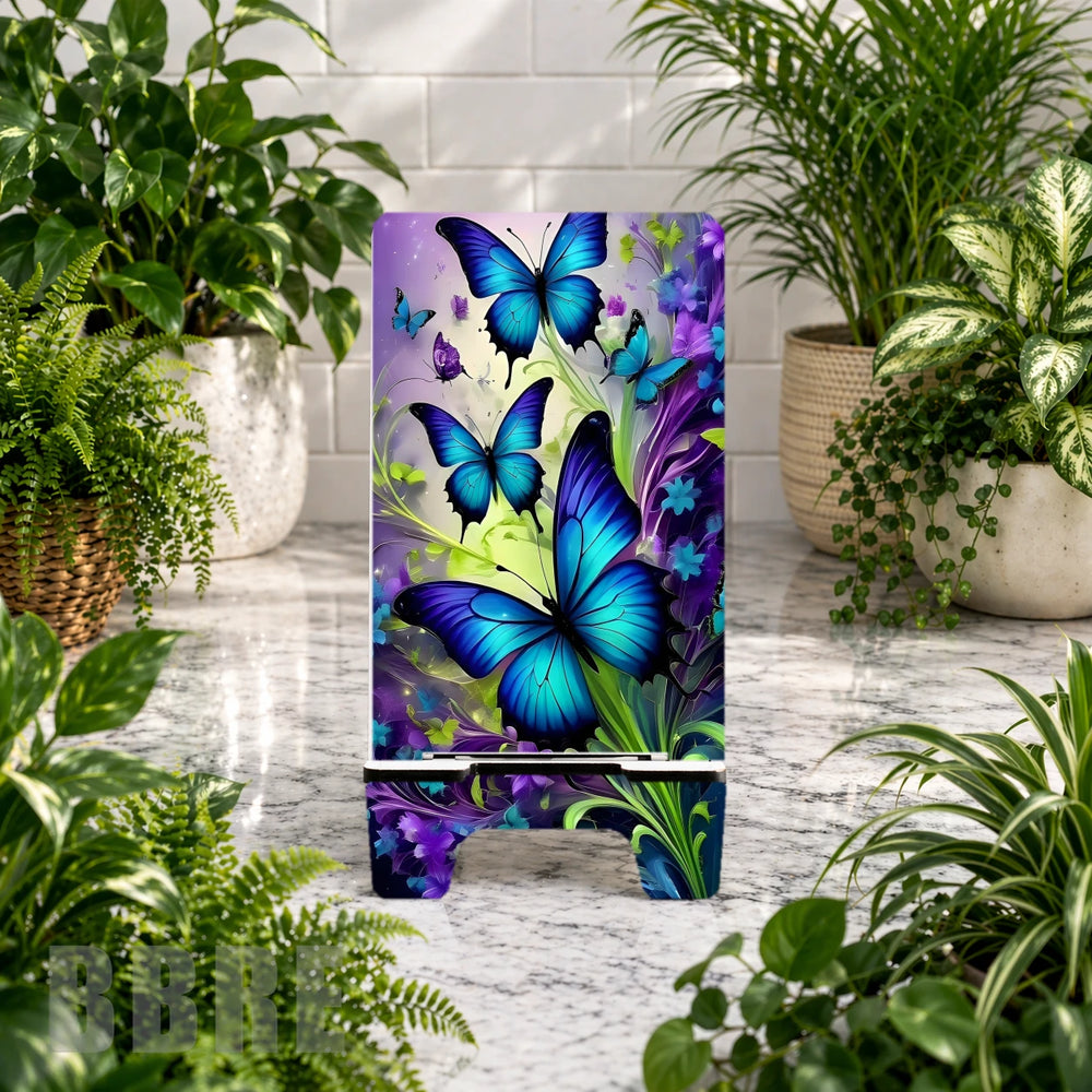 Butterfly Garden Phone Stand Transfer