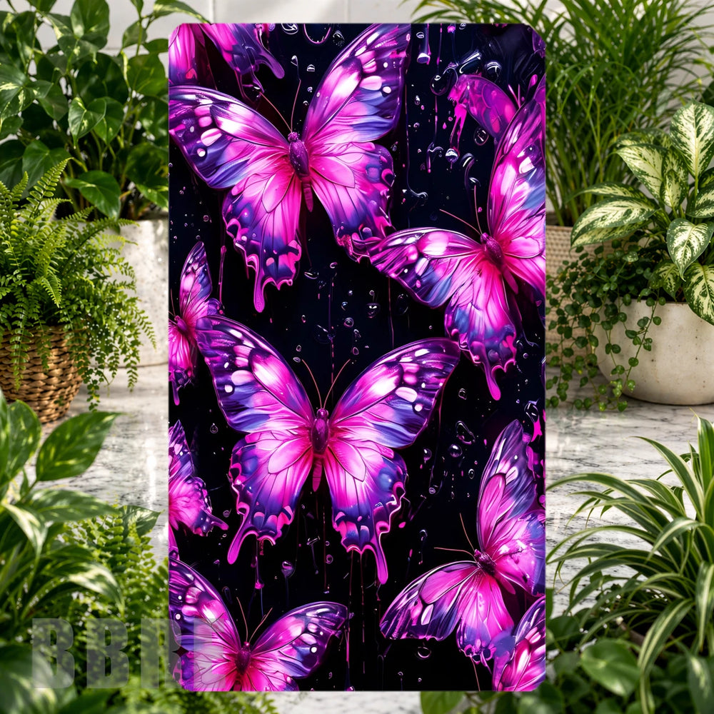 Vibrant Butterflies Phone Stand Transfer