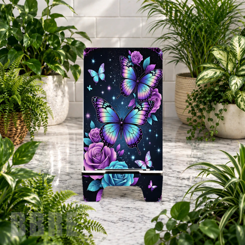 Butterfly Blooms Phone Stand Transfer