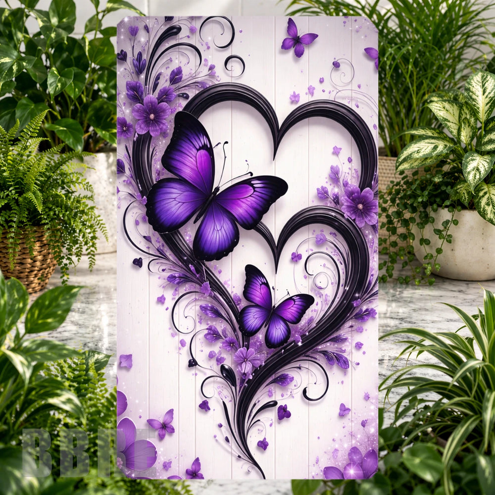 Butterfly Heart Phone Stand Transfer