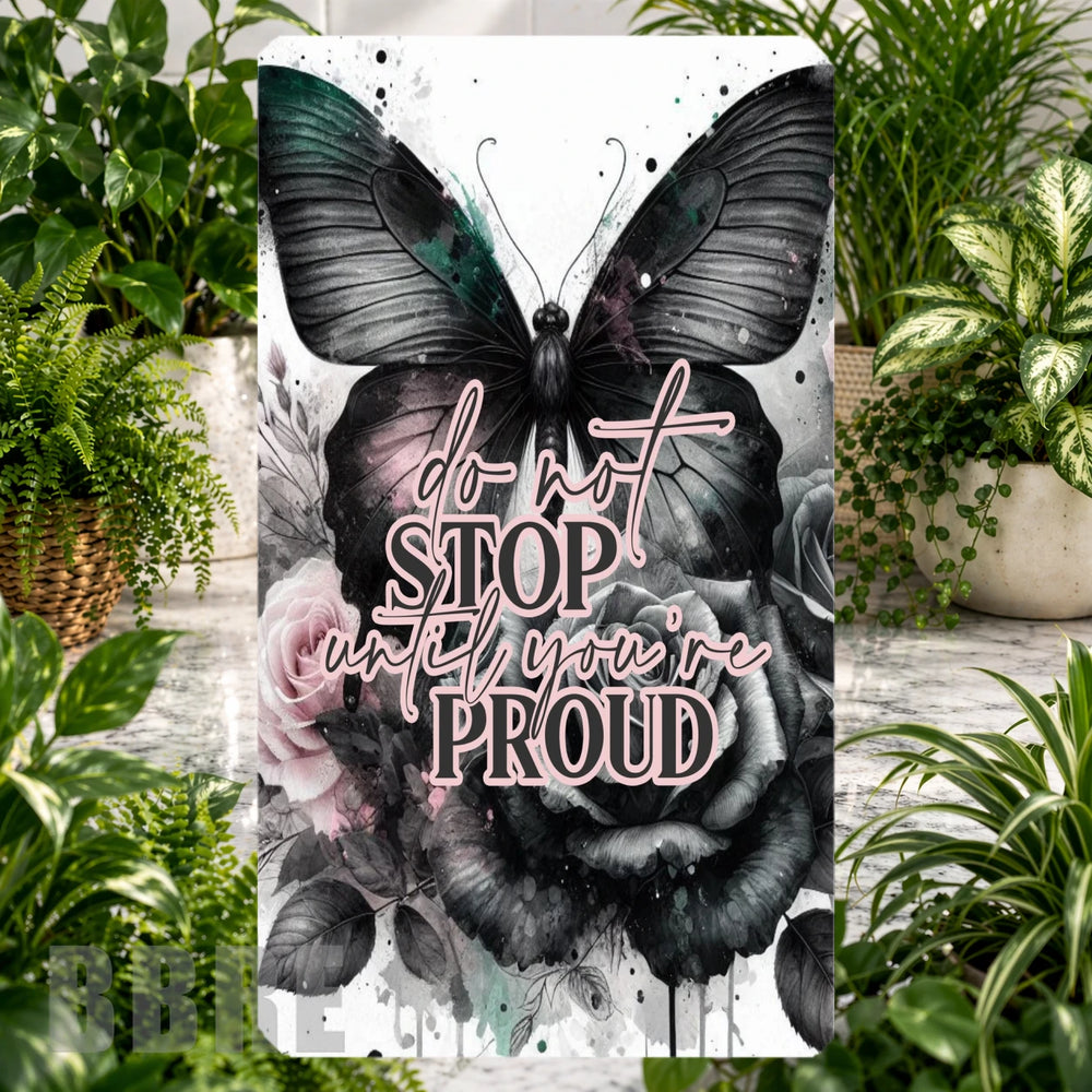 Butterfly Quote Phone Stand Transfer