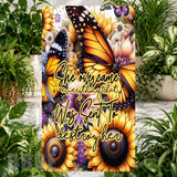 Butterfly Sunflowers Phone Stand Transfer