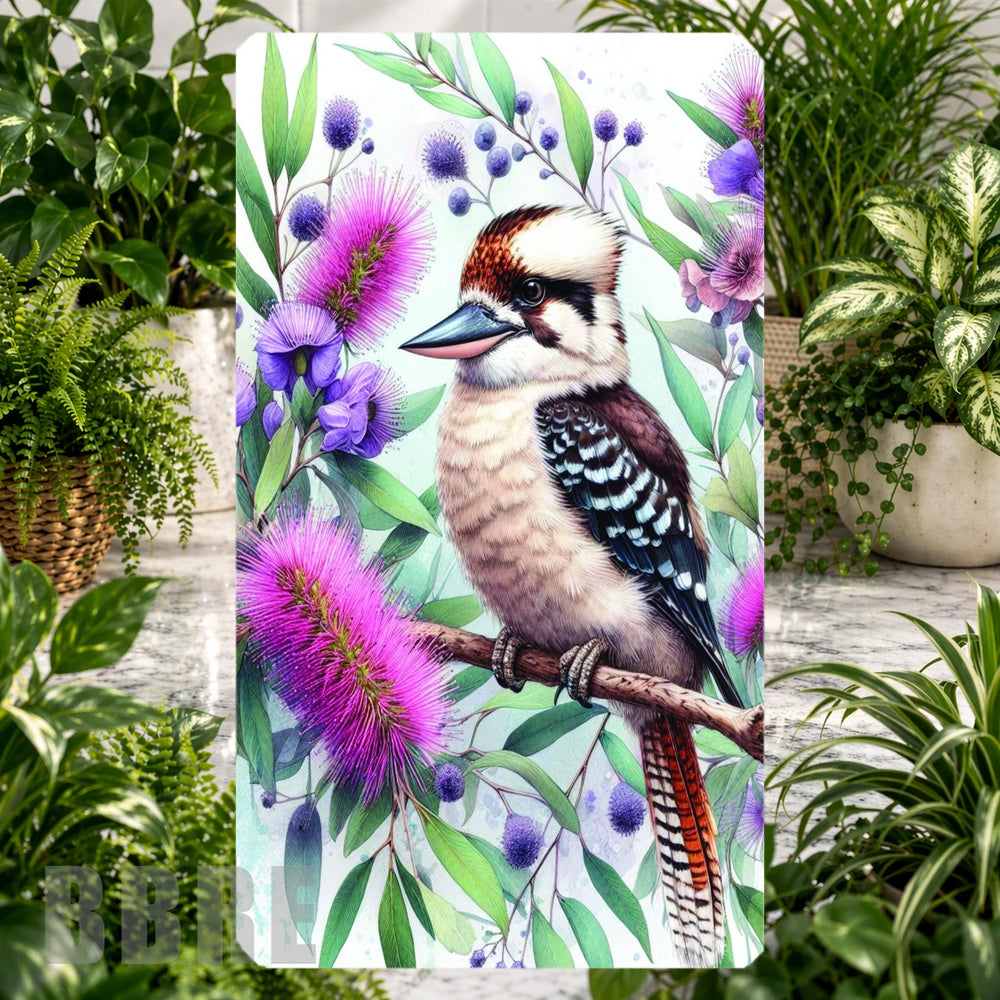 Colorful Kookaburra Phone Stand Transfer