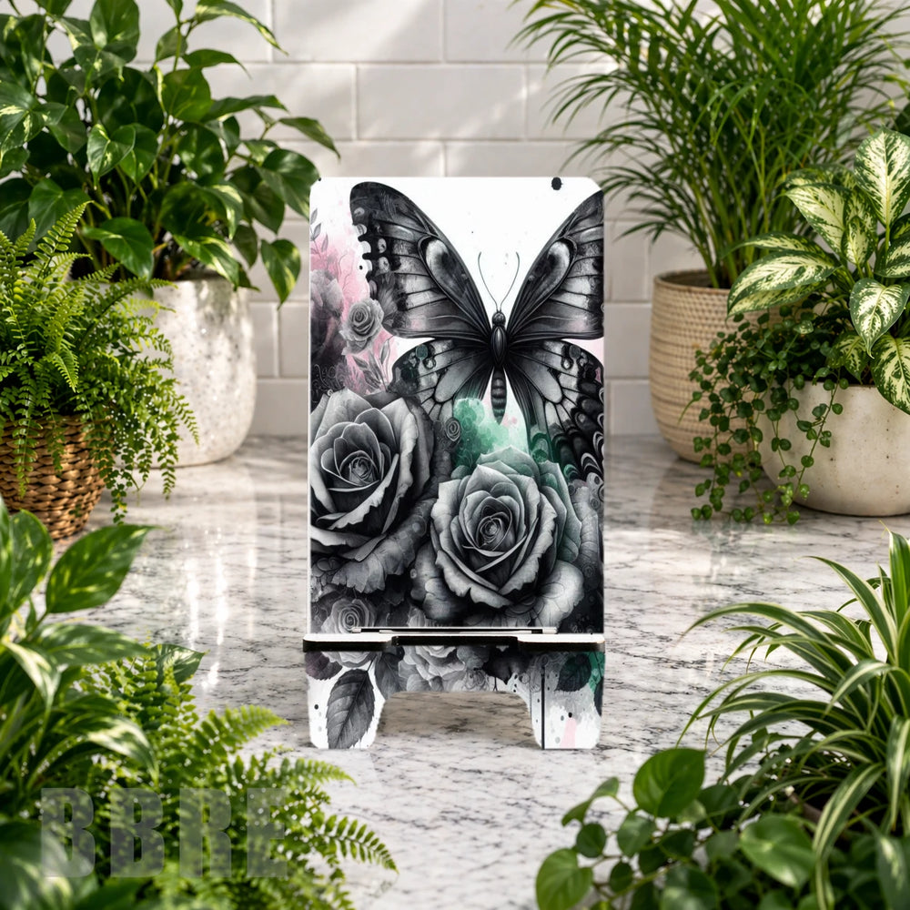 Butterfly Roses 3 Phone Stand Transfer