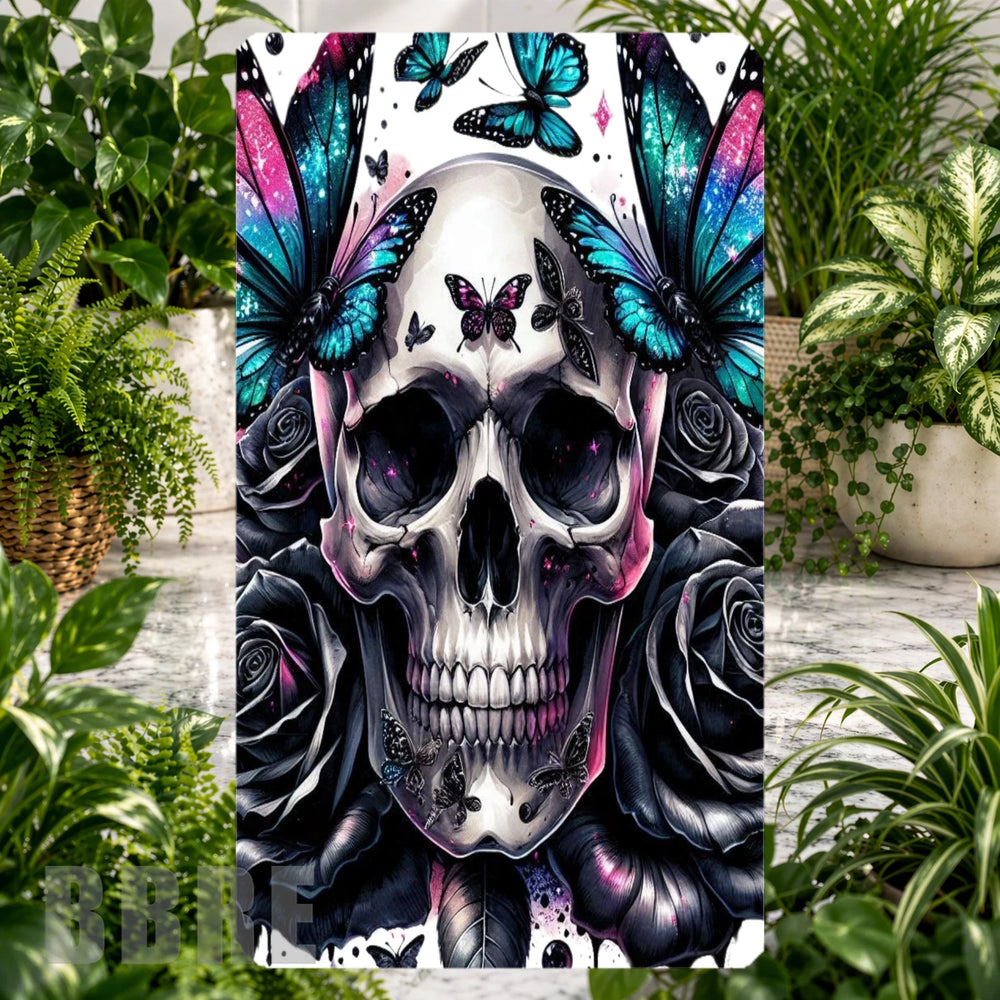 Butterfly Skull Phone Stand Transfer