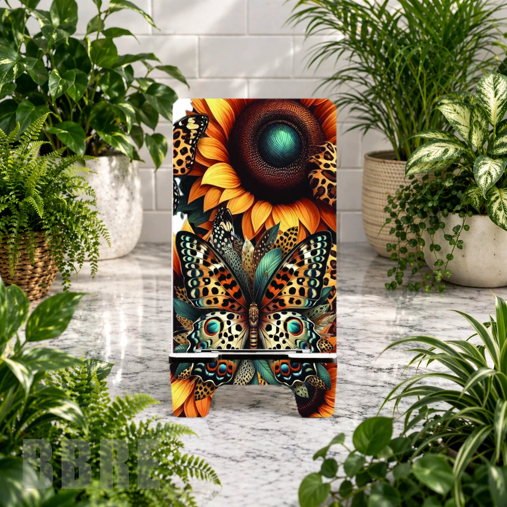 Butterfly Sunflower 2 Phone Stand Transfer