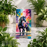Colorful Horse Phone Stand Transfer
