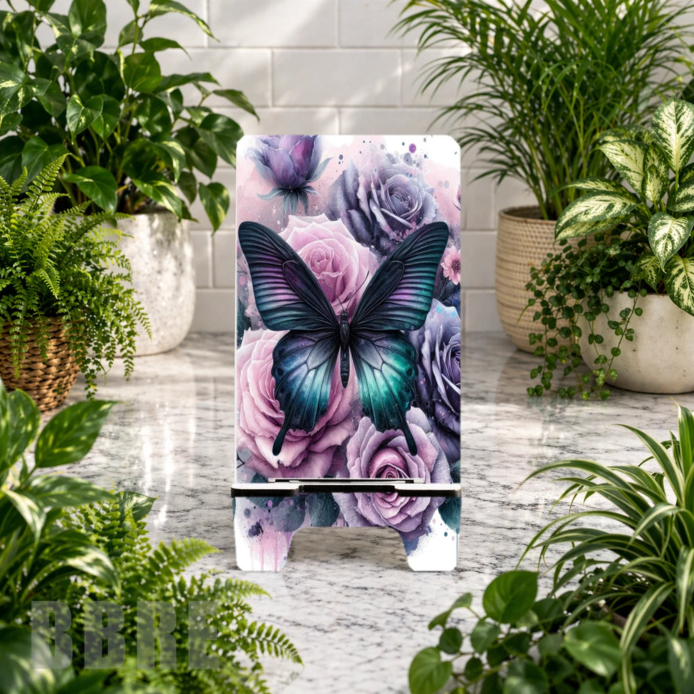 Butterfly Roses 5 Phone Stand Transfer
