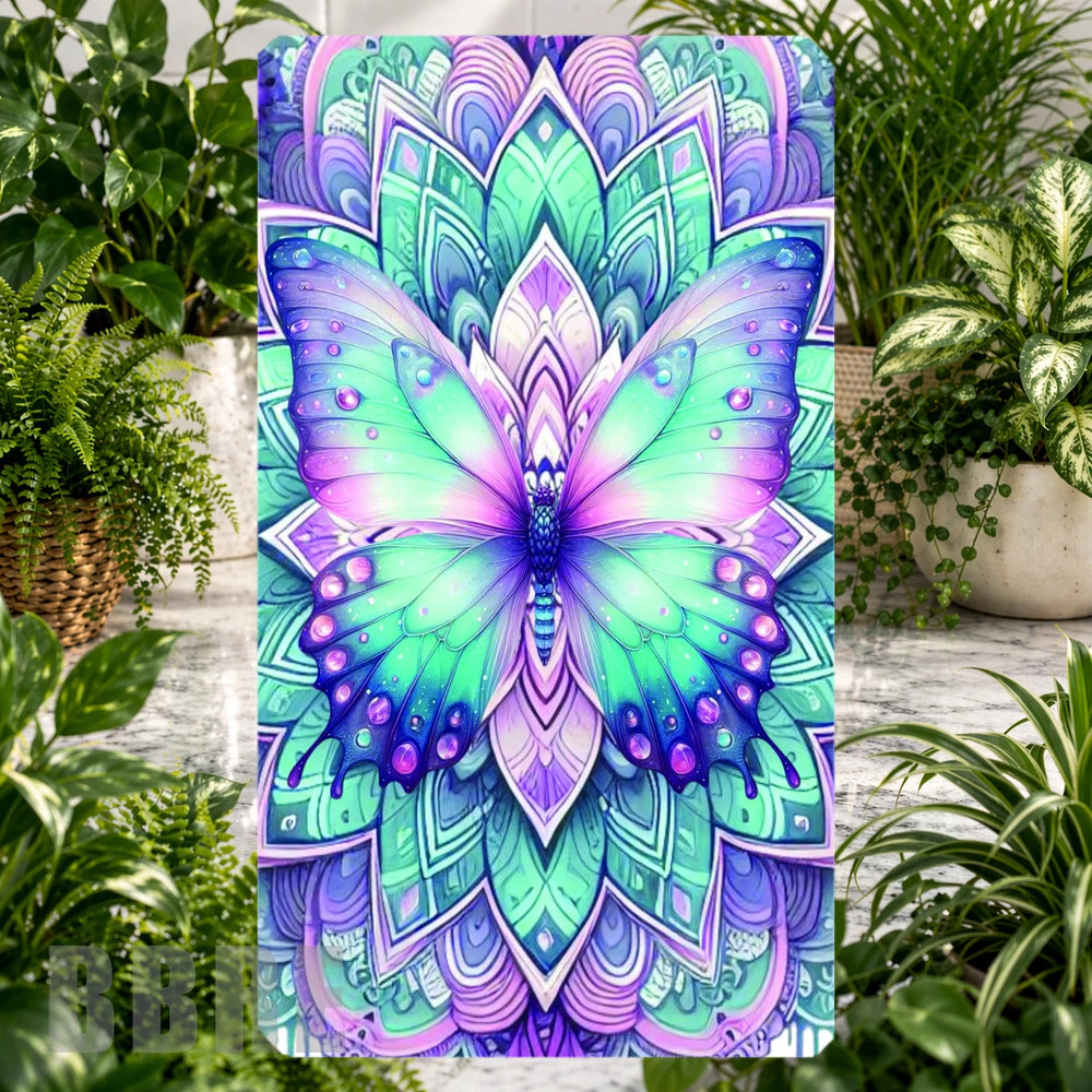 Butterfly Mandala Phone Stand Transfer