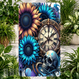Floral Clock Phone Stand Transfer
