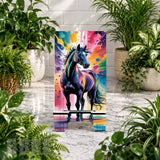 Colorful Horse 2 Phone Stand Transfer