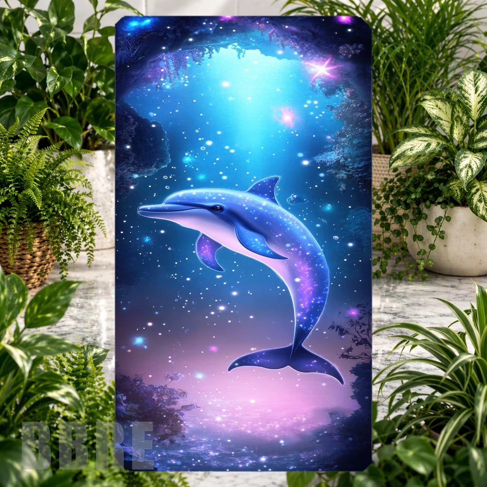 Cosmic Dolphin 2 Phone Stand Transfer