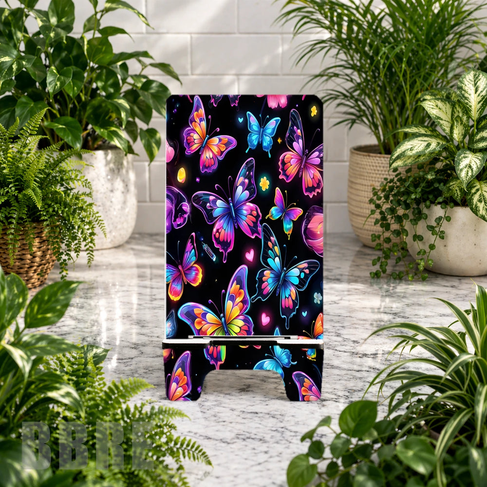 Colorful Butterflies 3 Phone Stand Transfer