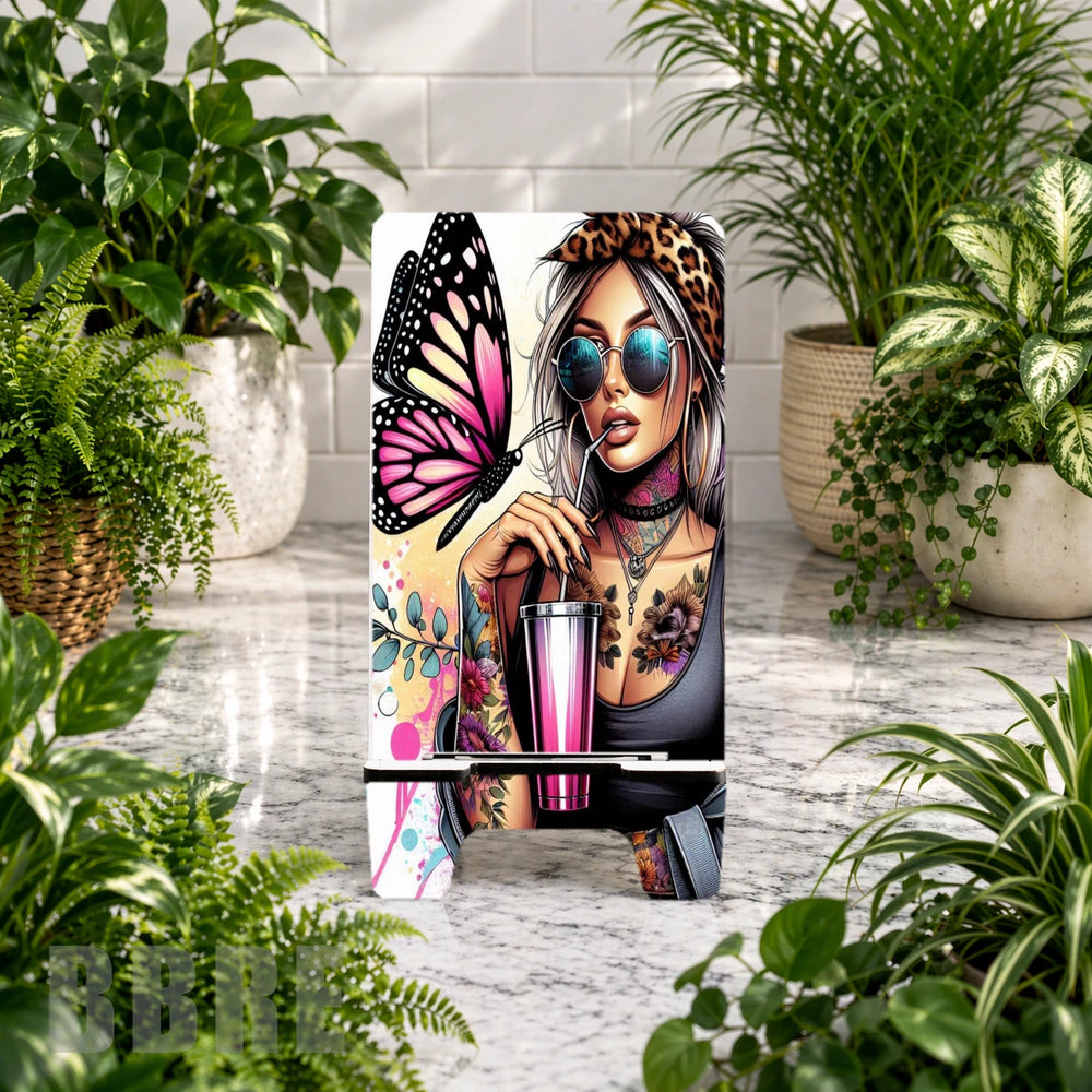 Butterfly Beauty 3 Phone Stand Transfer