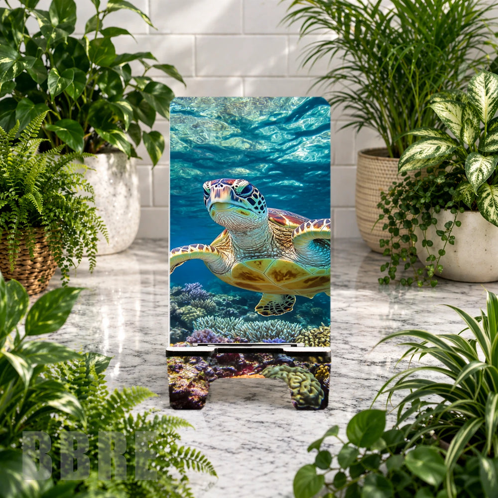 Turtle Underwater Phone Stand Transfer