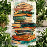 Stacked Books Phone Stand Transfer