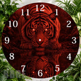 Fierce Tiger Clock Sublimation Wrap,