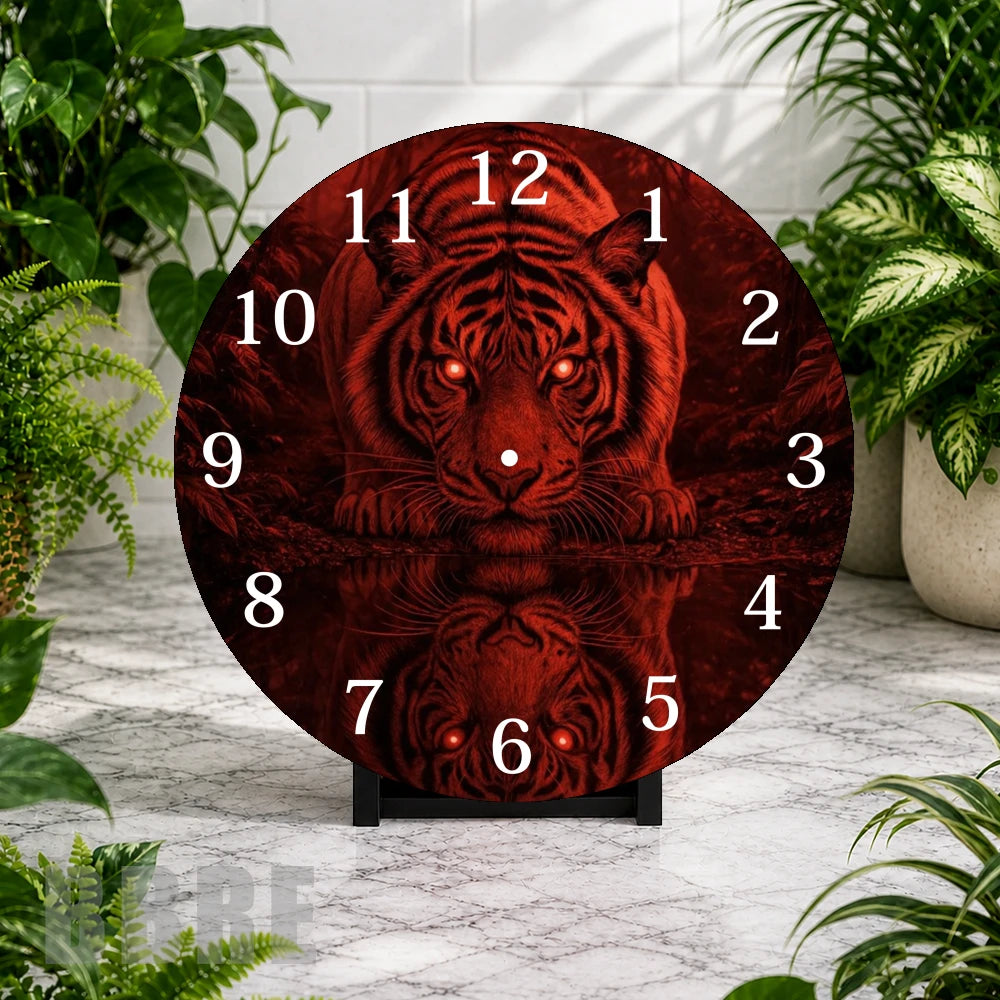 Fierce Tiger Clock Mockup,