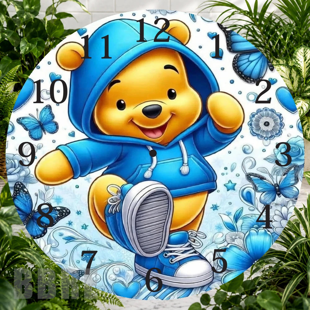 Cheerful Bear Clock Sublimation Wrap,