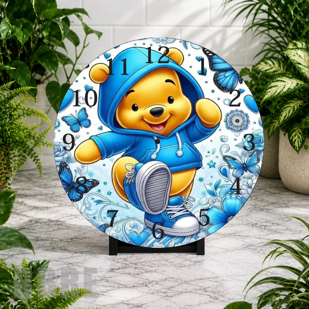 Cheerful Bear Clock Mockup,
