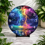 Lightning Ocean Clock Mockup,