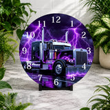 Lightning Truck Clock Mockup,