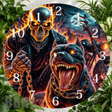 Ghost Rider Clock Sublimation Wrap,