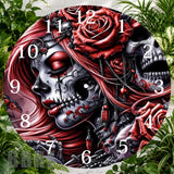 Gothic Rose Clock Sublimation Wrap,