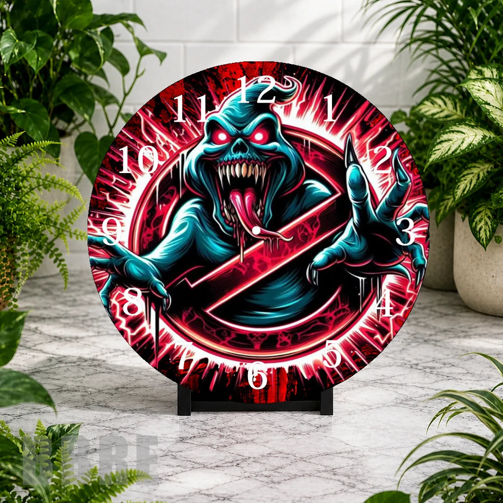 Ghostly Clock Clock Mockup,
