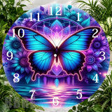 Butterfly Bloom 2 Clock Sublimation Wrap,