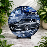 Classic Mustang Clock Mockup,