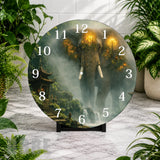 Majestic Elephant 2 Clock Mockup,