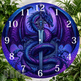 Dragon Sword Clock Sublimation Wrap,