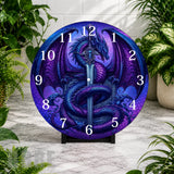 Dragon Sword Clock Mockup,