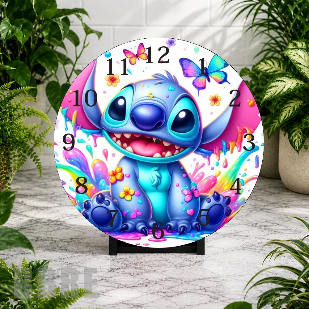 Stitch Clock Clock Mockup,
