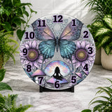 Butterfly Dream 2 Clock Mockup,