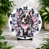 French Bulldog Clock Mockup,
