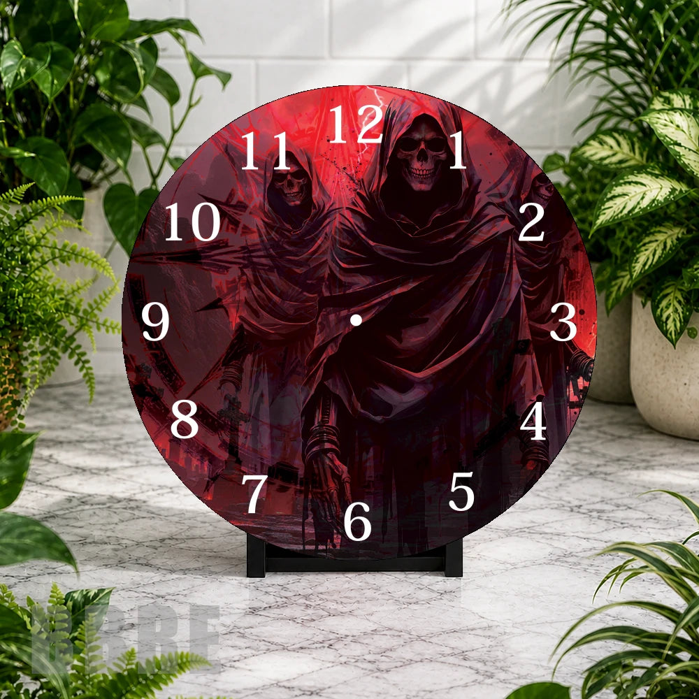 Grim Reaper 3 Clock Mockup,