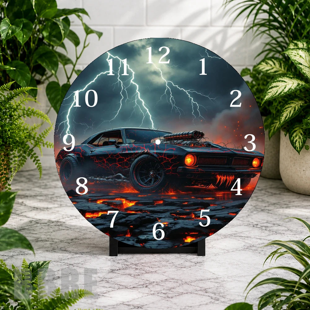 Lava Racer Clock Mockup,