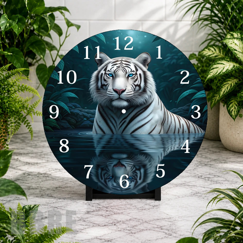 Majestic Tiger 2 Clock Mockup,