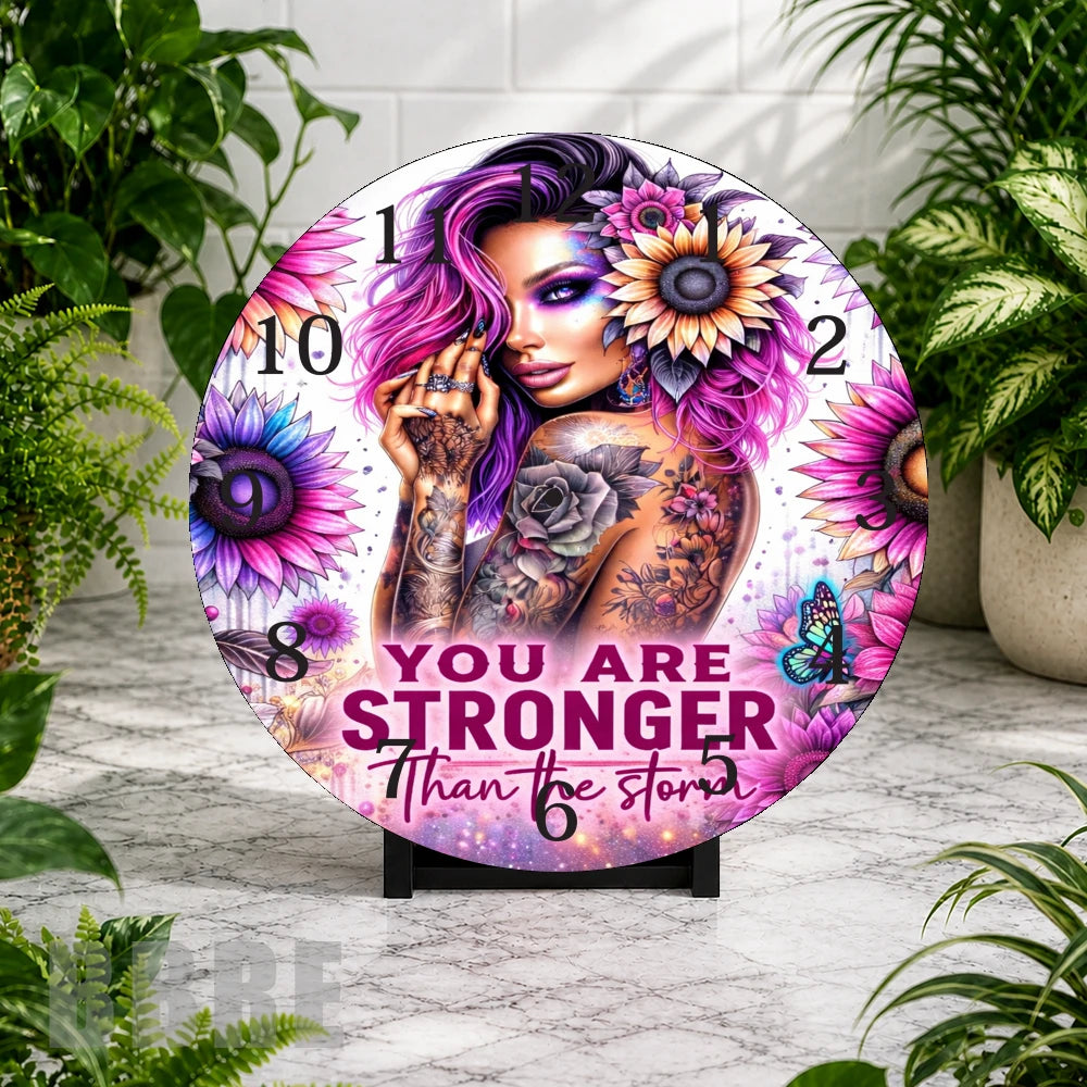 Stronger Clock Clock Mockup,