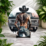 Eagle Tattoo Clock Mockup,
