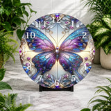 Butterfly Elegance Clock Mockup,