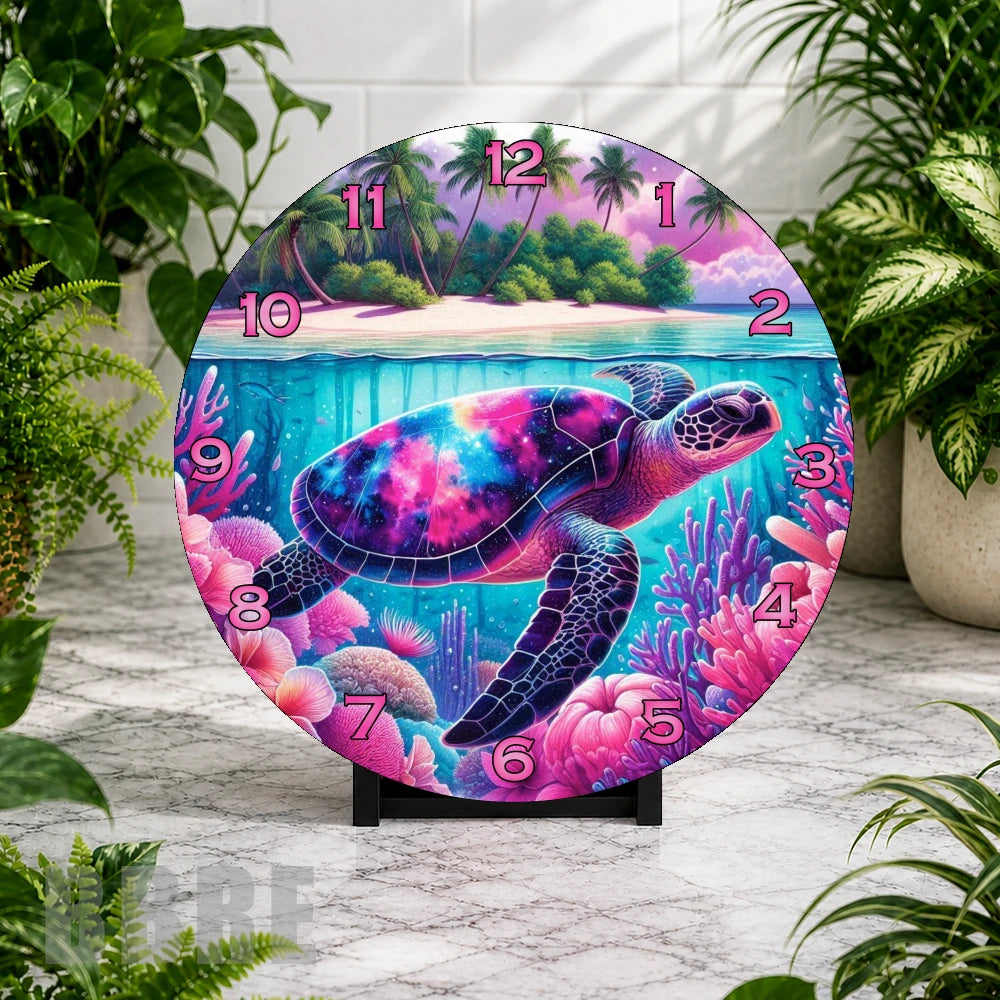 Galactic Turtle Clock Mockup,